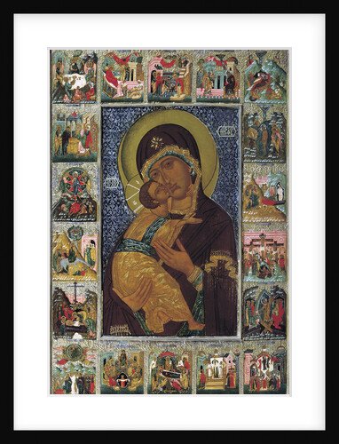 The Virgin of Vladimir, 16th century by Anonymous