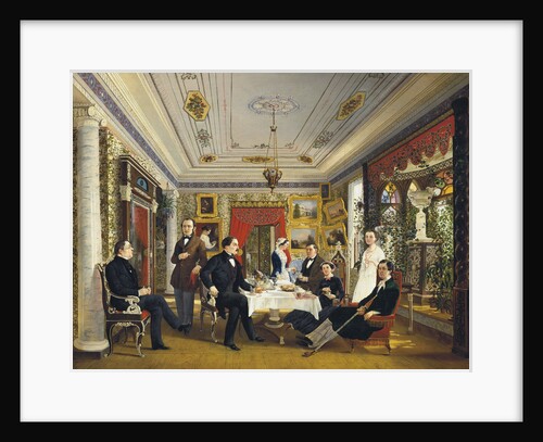 At the Tea Table, 1851 by Anonymous