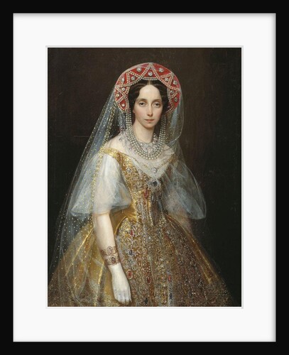 Portrait of Grand Duchess Maria Alexandrovna, future Empress of Russia, 1840s by Anonymous