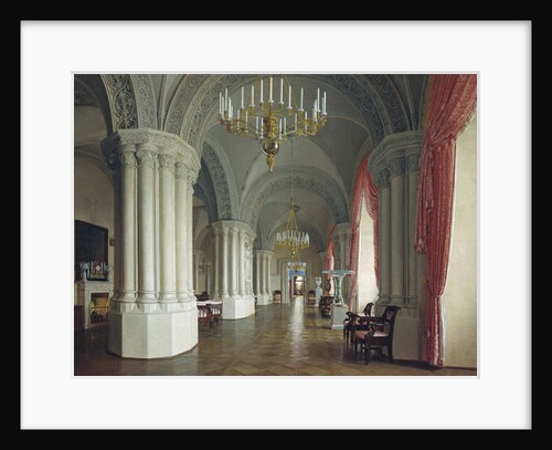The Gothic Hall in the Winter Palace in Saint Petersburg, 1840s by Anonymous