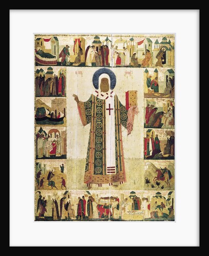 The Metropolitan Peter of Moscow with Scenes from His Life, 1480s by Anonymous