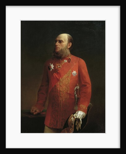 Portrait of the Russian geographer Pyotr Semenov-Tyan-Shansky,, 1874 by Anonymous