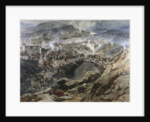 The Siege of Akhoulgo, 1888 by Anonymous