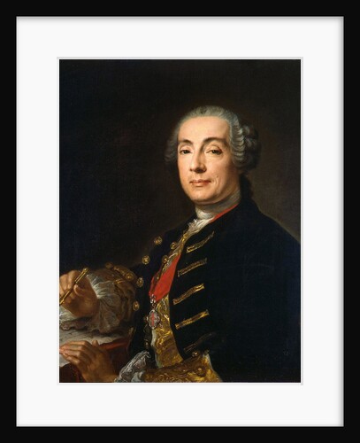 Portrait of the architect Bartolomeo Francesco Rastrelli,, 1750s-1760s by Anonymous