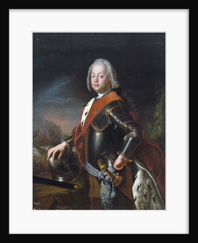 Portrait of Christian August, Prince of Anhalt-Zerbst,, 1725 by Anonymous