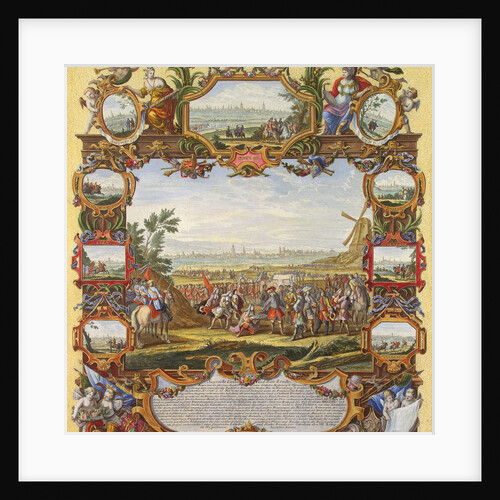 Capture of the French fortress of Menin by the Allied Troops in 1706, early 18th century by Anonymous