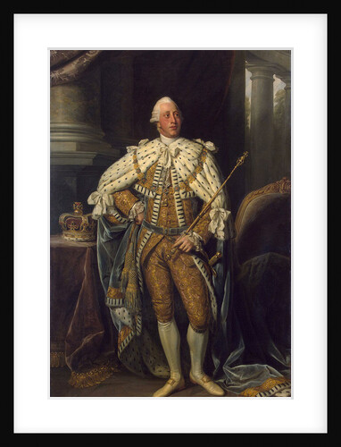Portrait of the King George III of the United Kingdom,, 1773 by Anonymous