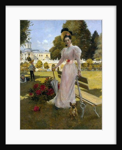 Portrait of Princess Zinaida Yusupova with Two Sons at Arkhangelskoye, 1894 by Anonymous