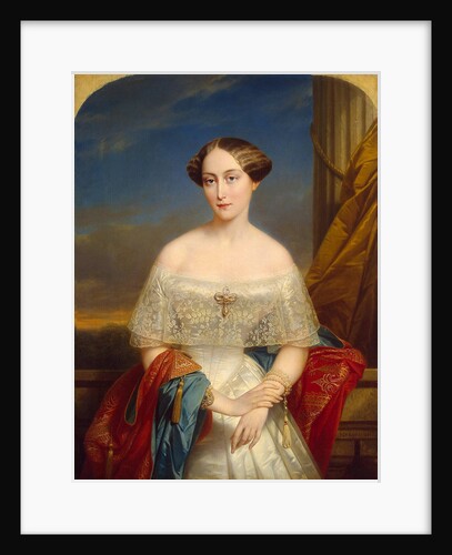 Portrait of Grand Duchess Olga Nikolaevna of Russia,, Queen of Württemberg, 1848 by Anonymous