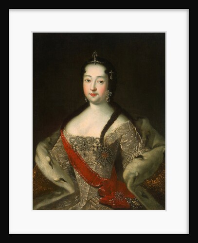 Portrait of the Tsesarevna of Russia Anna Petrovna of Russia,, after 1721 by Anonymous