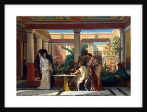 Theatrical Rehearsal in the House of an Ancient Rome Poet, 1855 by Anonymous