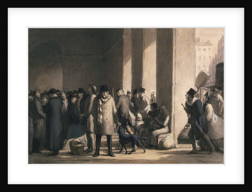 At the Gare Saint-Lazare, 1860s by Anonymous