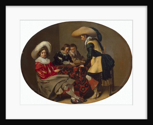 Tric-Trac Players, c1630 by Anonymous