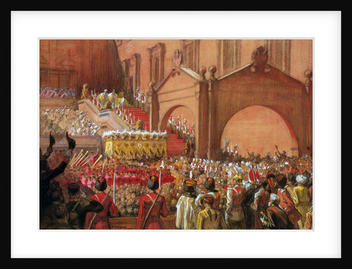 Emperor Nicholas II on the Red Porch after his Coronation, 1896 by Anonymous