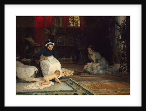 In the Nursery, 1885 by Anonymous