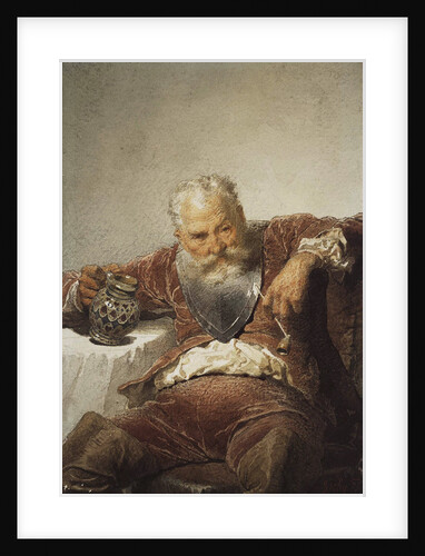 Falstaff with a Tankard of Wine and a Pipe, 1873 by Anonymous