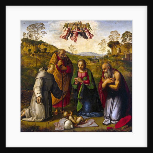 The Virgin with Child and Saints Francis and Jerome, 1510s by Anonymous