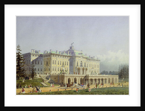 The Constantine Palace in Strelna, 1847 by Anonymous