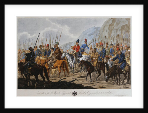 Russian Cossacks on March, c1800 by Anonymous