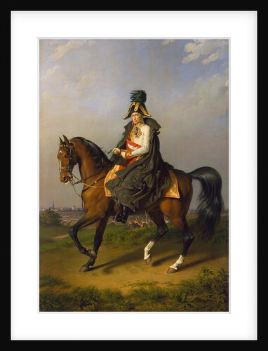 Equestrian Portrait of Holy Roman Emperor Francis II,, 1832 by Anonymous