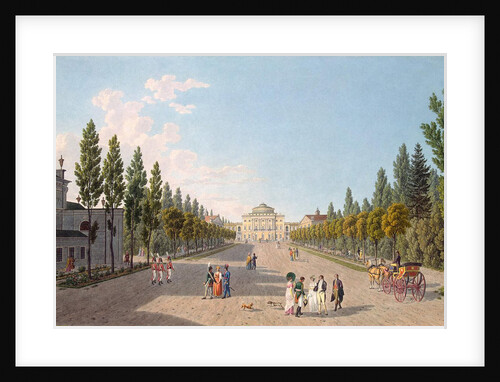 View of the Pavlovsk Palace from the Park, 1808 by Anonymous