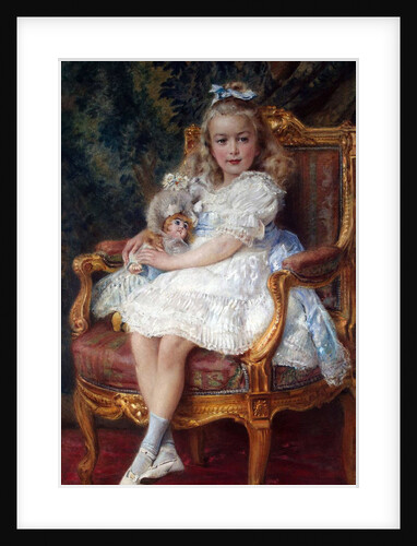 Portrait of Grand Duchess Maria Nikolaevna of Russia, (1899?1918), 1905 by Anonymous