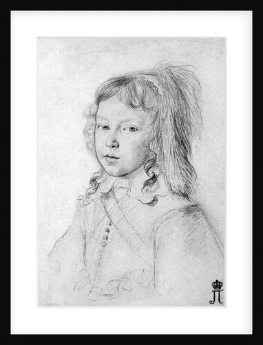 Portrait of the King Louis XIV (1638?1715) as a Child, 1644 by Anonymous