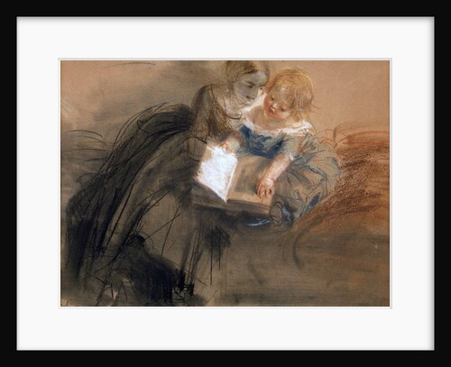 Young Woman with a Child, between 1844 and 1850 by Anonymous