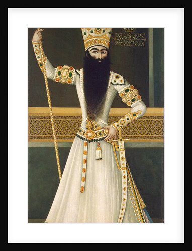 Portrait of Fath Ali Shah Standing,, 1810 by Anonymous