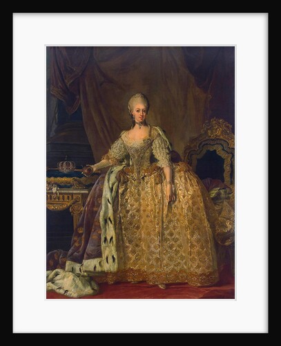 Portrait of Sophia Magdalen of Brandenburg-Kulmbach,, 1773-1776 by Anonymous