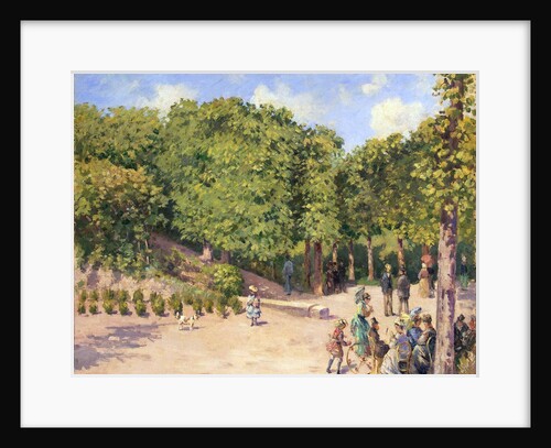 Town Park in Pontoise, 1873 by Anonymous