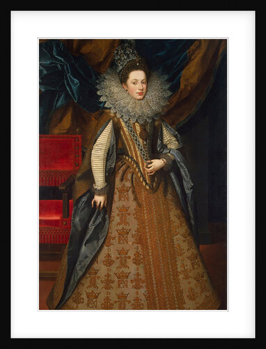 Portrait of Margaret of Savoy,, Duchess of Mantua and Montferrat, 1608 by Anonymous