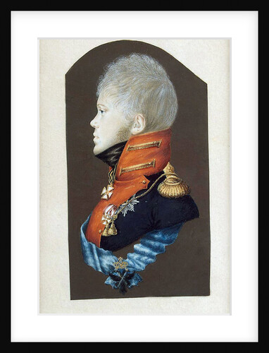 Portrait of Crown Prince Constantine Pavlovich of Russia, c1809 by Anonymous