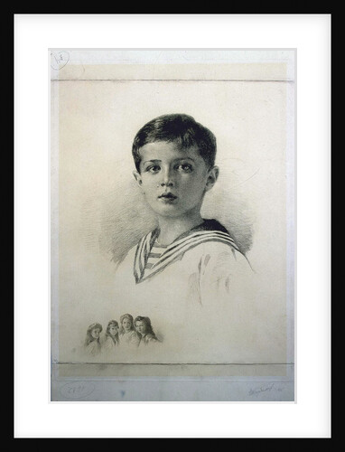 Portrait of Tsarevich Alexei Nikolaevich of Russia, 1915 by Anonymous
