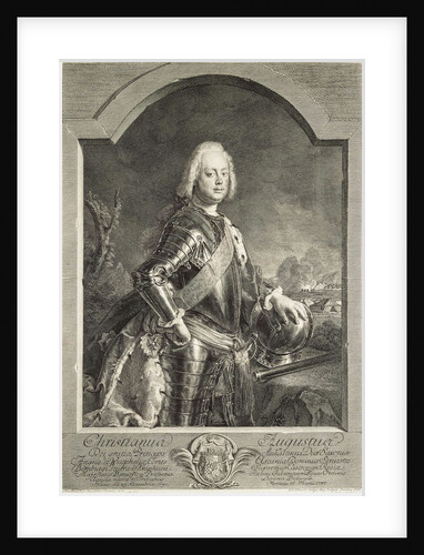 Portrait of Christian August, Prince of Anhalt-Zerbst, 1750 by Anonymous