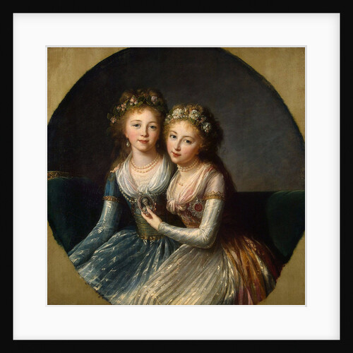Portrait of the Daughters of Emperor Paul I, 1796 by Anonymous