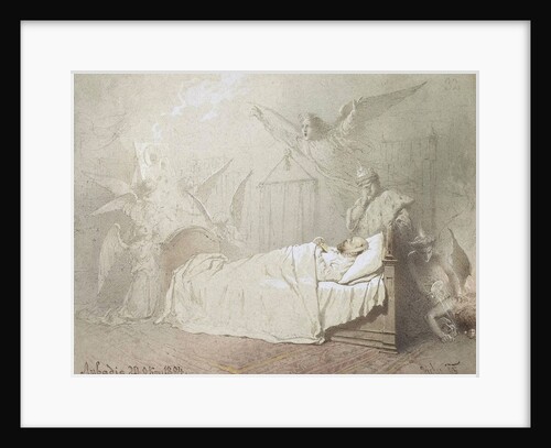 Alexander III on his Deathbed Surrounded by Angels, 1895 by Anonymous