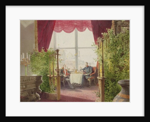 Breakfast of Emperors Alexander II and William I in the Winter Palace, 1873 by Anonymous
