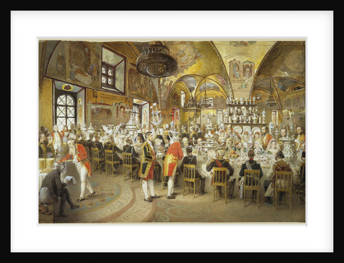 Ceremonial Dinner in the Palace of the Facets in the Moscow Kremlin, 1883-1895 by Anonymous