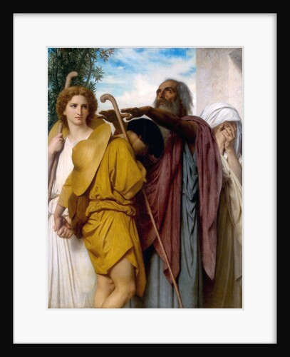 Tobias Saying Good Bye to his Father, 1860 by Anonymous