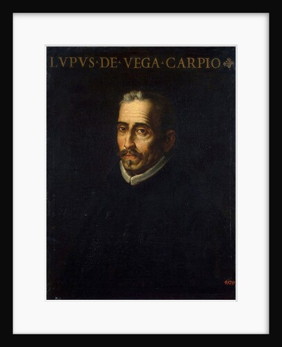 Portrait of the Poet Félix Lope de Vega,, 1614 by Anonymous