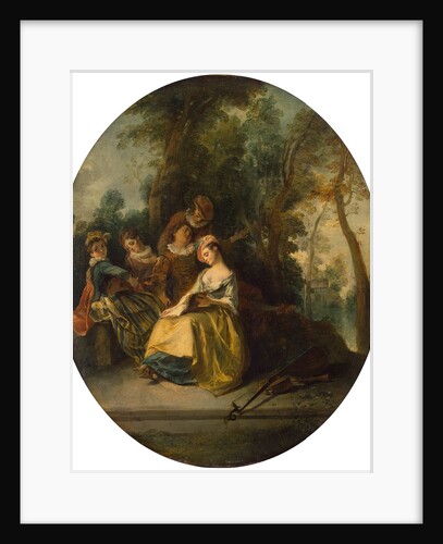Concert in the Park, 1738 by Anonymous