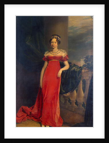 Portrait of Grand Duchess Maria Pavlovna of Russia, (1786?1859), 1822 by Anonymous
