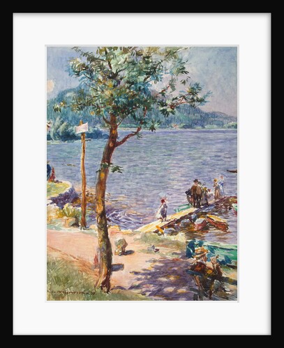 View of a Lake, 1893 by Anonymous