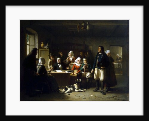 After the Unsealing of the Will, 1869 by Anonymous