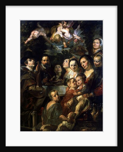 Self-Portrait with Parents, Brothers and Sisters, c1615 by Anonymous