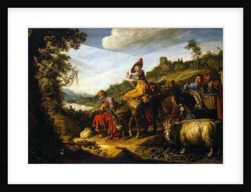 Abraham on the Road to Canaan, 1614 by Anonymous