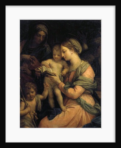 Madonna Teaching the Infant Christ Reading, 1705 by Anonymous
