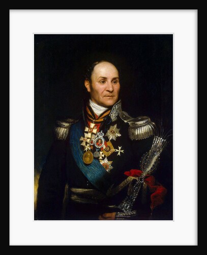 Portrait of Count Matvei Ivanovich Platov,, 1814 by Anonymous