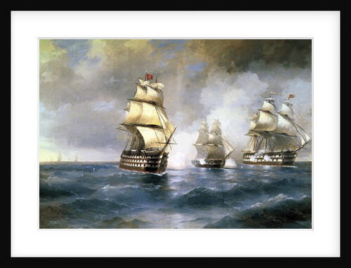 Brig Mercury Attacked by Two Turkish Ships on May 14th, 1829, 1892 by Anonymous